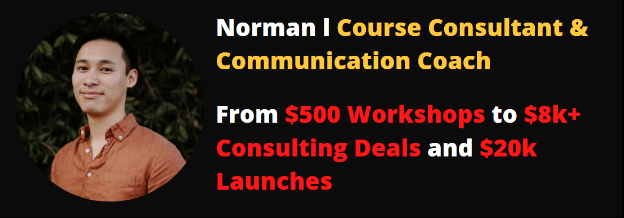 $500 Workshops to $20k Launch, 0 Sales Experience